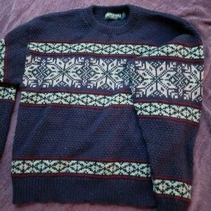 Vintage American Eagle Wool Nordic Sweater